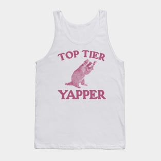 Top Tier Yapper / Raccoon Vintage Cartoon Tank Top